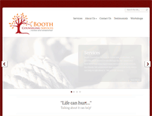 Tablet Screenshot of boothcounseling.com